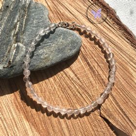 Rose Quartz Beaded Bracelet